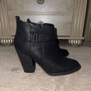 Black Heeled Booties